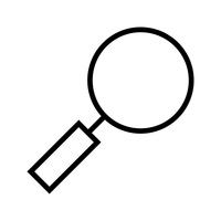 Magnifying Glass Icon Vector Illustration