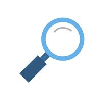 Magnifying Glass Icon Vector Illustration