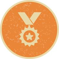 Medalla icono ilustración vectorial vector