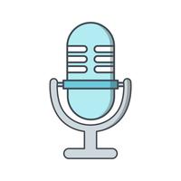 Microphone Icon Vector Illustration