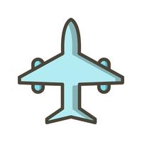 Vector icono de avión