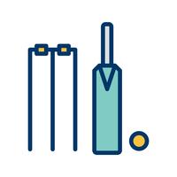 Icono de Cricket ilustración vectorial vector
