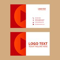 Red Business Card 26 vector