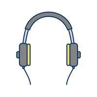 Headphones Icon Vector Illustration