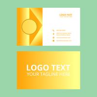 yellow Business card 31 vector