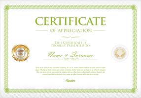 Certificate vector