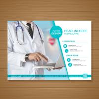 Health care cover a4 template design for a report and medical brochure design, flyer, leaflets decoration for printing and presentation vector illustration