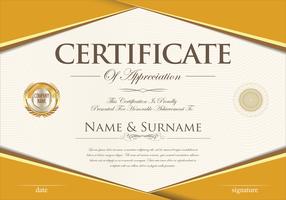 Certificate vector