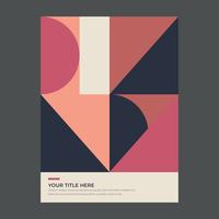 Geometric Poster vector