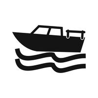 Vector icono de barco