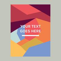 Poster With Abstract Vibes vector