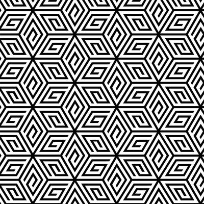 Abstract Geometric Seamless Pattern