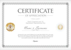 Certificado vector