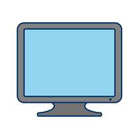 Monitor Icon Vector Illustration