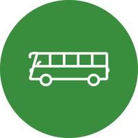 icono de bus vectorial vector