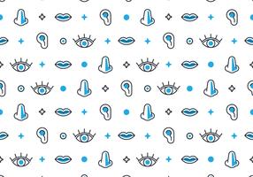 Eyes Seamless Pattern vector