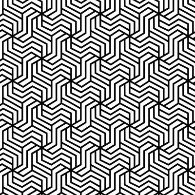 Abstract Geometric Seamless Pattern