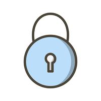 Padlock Icon Vector Illustration