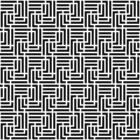 Monochrome Labyrinth Seamless Pattern  vector