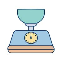 Weighing scale analog in vector illustration 21990220 Vector Art at Vecteezy