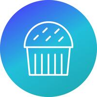 Vector Cupcake Icon