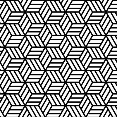Abstract Geometric Seamless Pattern