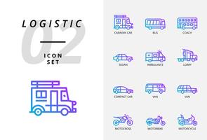 Icon pack for logistics , drone delivery, destination, keep dry, global logistic, home, purchase, secure, delivery time, protect, delivery, safe, trolly. vector