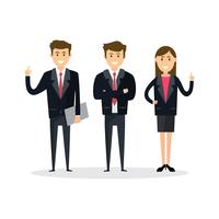 Business People teamwork ,Vector illustration in flat style vector