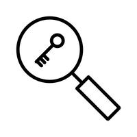 Vector Keyword Search Icon