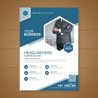 Business cover a4 template for a report and brochure design, flyer, banner, leaflets decoration for printing and presentation vector illustration