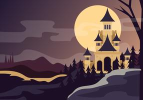 Wizard School At Night vector