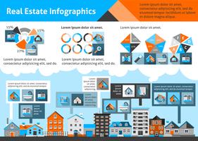 Infografía Inmobiliaria vector