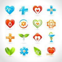 Medical Logo Icons vector