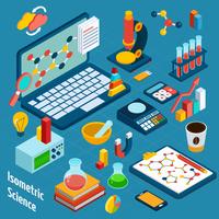 Isometric Science Workplace