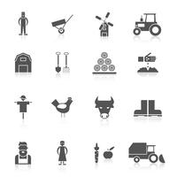 Farm Icon Set vector