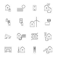 Smart Home Icon Outline vector