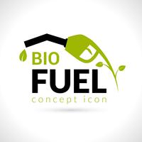 Concepto de bio combustible vector