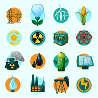 Energy Icons Set vector