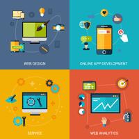 Web Development Set vector