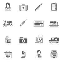 Doctor Icon Set vector