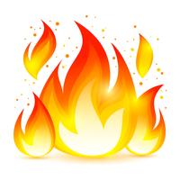 Fire Decorative Icon vector