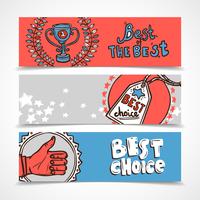 Best Choice Banner vector