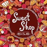Sweet Shop Background vector