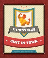 Fitness Club Poster vector