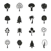 Resumen ecología conjunto de iconos de crecimiento vector