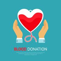 Blood Donation Poster vector