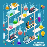 Isometric Science Lab vector