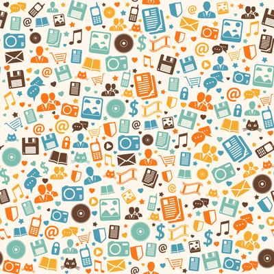 Seamless digital pattern background