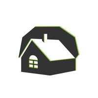 house real estate icon vector