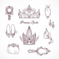Elementos de diseño princesa
